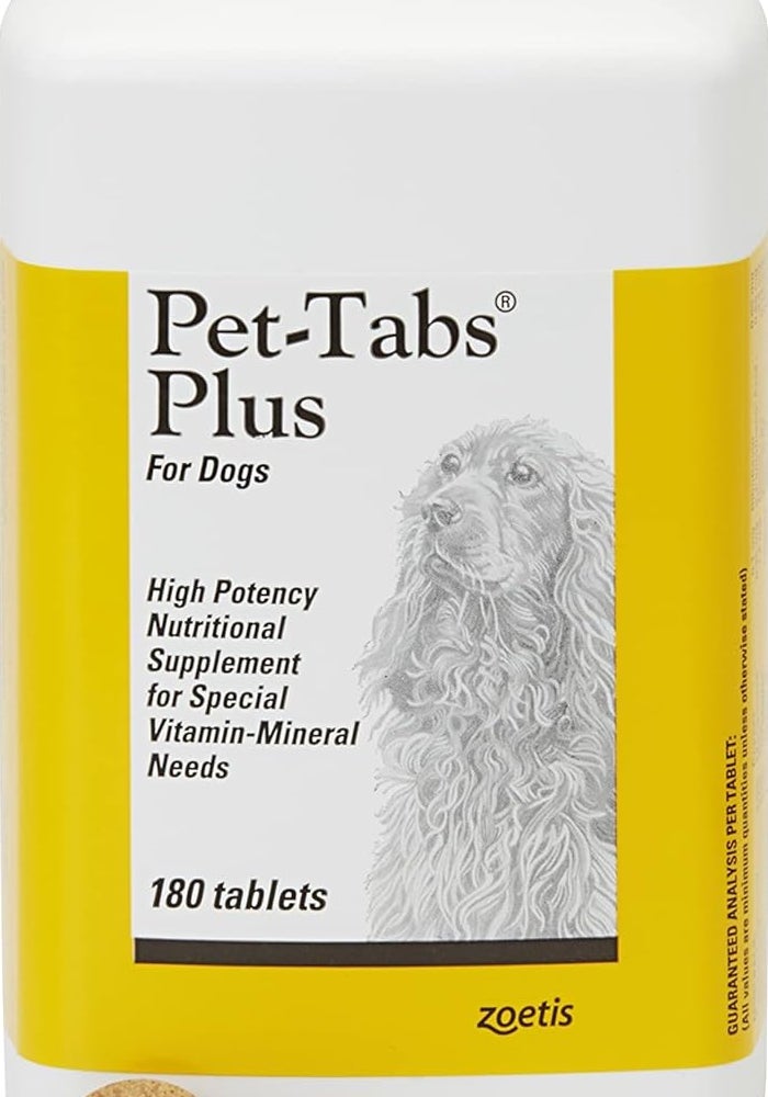 Zoetis Pet-Tabs Plus for Dogs - High Potency Nutritional Supplement, 180 Tablets - Image 1